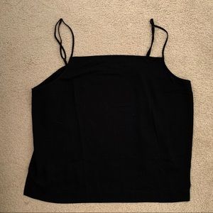 ASOS black square neck tank